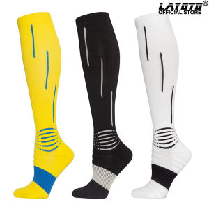 LAYOTO Men and Women Fitness Exercise Pressure Socks Tube-shaped Jump Rope Badminton Running Elastic Socks 1 Pair