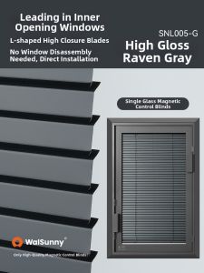 Magnetic Control Insulated Aluminum Glass Curtains