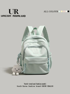 UR Simple Solid Color Large Capacity Backpack for Women College Students Traveling School Bag Short Trip Bag