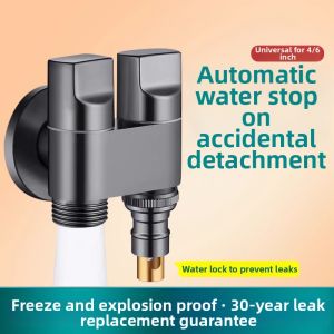 Automatic Water Stop Valve Diverter One-to-Two Connector