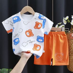 OLIT BAJU BAYI SETELAN IMPORT PANDA ORANGE