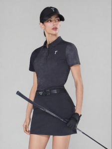 EUROPEAN TOUR | Cool and UV Protection Short Sleeve T-Shirt Polo Shirt