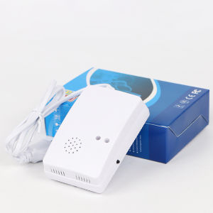 Combustible Gas Leak Detector Flammable Methane Propane CH4 LPG LNG Alarm Sensor with LED Indicator Natural Gas Monitor EU Plug
