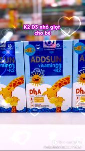 D3 K2 Vitamin Chai 10ml nhỏ giọt cho bé