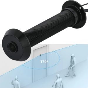 Camera Cửa Mắt Thần 1080P 2MP LED Tích Hợp Hồng Ngoại Âm Thanh Góc Rộng IP Mini Wifi Không Dây Hỗ Trợ Thẻ TF Onvif P2P Điều Khiển Bằng Ứng Dụng Tuya