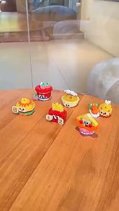 บล็อกตัวต่อ ขนาดเล็ก รูปการ์ตูน เกรดความปลอดภัย