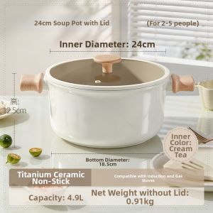 CAROTE | Titanium Ceramic Non-Stick Multi-Cooker