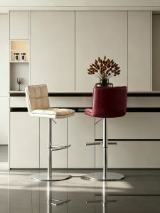 Luxury Adjustable Backrest Bar Stool