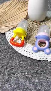 Empeng Dot Buah Bayi Baby Baru Lahir GG-01 Lucu Gepeng Gigitan Bayi Buah Murah Silikon Karet