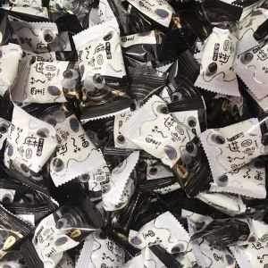 Red Bean Lotus Root Soft Candy 500g Moisture Eliminating Black Sesame Heart Snack Leisure Independent Packaging Bulk Sugar