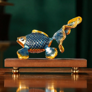 DATONGSHIJIA | Creative Brass Goldfish Decorative Artwork for Home
