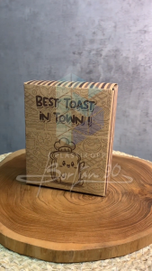 ( 50 Lembar ) Toast Box Bread Kraft Tebal Premium Isi 50 Lembar – Dus Kentang Goreng Sandwich Roti Lapis Box Snack Kemasan Makanan Ringan Packaging UMKM Murah