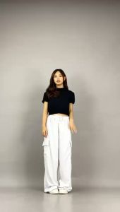 Okechuku JOLIE GREY: Celana Kargo Nyaman untuk Wanita