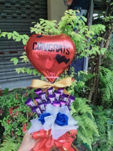 congratulations balloon bouquet Cadbury chocolate