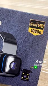 GPS Dash Cam 24h Parking Monitor Night Vision Front Rear Camera Car Dashcam Video Recorder FHD Wifi