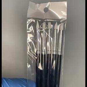 5Pcs Dental Resin Silicone Shaping Pen Brush Art Brush Dentistry Composite Cement Porcelain Teeth Shaping DIY Drawing Tool