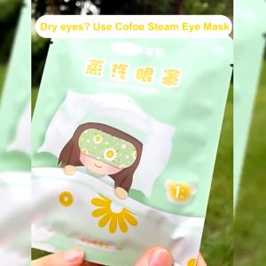 1Pc Warm Eye Patch Steam Eye Mask Sleeping Eye Mask Relieve Fatigue Beauty Eyes Heated Goggles 蒸汽眼罩 热敷眼罩 舒緩疲勞