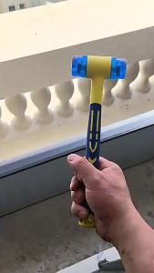 BAOLIAN | 1 double headed installation hammer 25mm to 45mm rubber hammer with rubber handle detachable insulated installation hammer