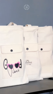 Oakhopes - Tas Tote Bag Kanvas | Izzy Totebag Pria Wanita