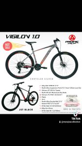 Sepeda Gunung 275 MTB Pacific Vigilon 1.0 Alloy 3x7 Speed Cakram Disc Brake Bonus Murah Terbaru