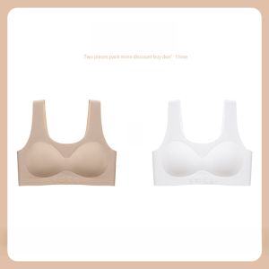 Miiow | MiiOW Cat Person Sports Bra Vest Style Underwear For Teenage Girls Shockproof Big Chest Appears Small Full Cup Nylon Fabric