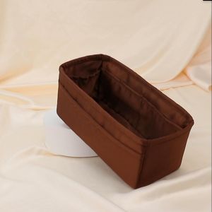 DGAZ Purse Organizer Fits for Herbag Silk Satin Insert Bag Portable Cosmetic Inside Bag Shaper