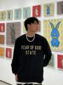 Pure Cotton Hoodie Unisex round Neck Hip Hop FOG Letter Print Streetwear Autumn Winter New Arrival Youth Fashion Long Sleeve Sweatshirt. 