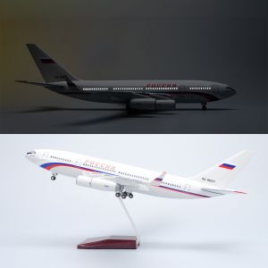 1/120 Scale 46cm Russian Air Force One Il-96 Airplane Models Kit with Stand For Collection Display or Aviation Souvenir Gift