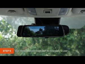 70mai S410 2.5K Rearview Mirror Dash Cam Set Dual Channel 9.35 Inch Touch Screen Car Camera