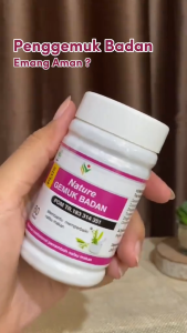 Obat Gemuk Badan Pria Dan Wanita Dewasa NATURE GEMUK BADAN ORIGINAL Permanen sudah BPOM (BISA COD)
