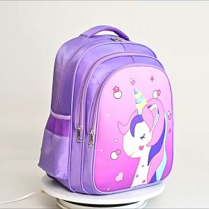 2025 Unicorn Schoolbag For Kids Large Capacity Girl School Bag Lightweight Primary School Backpack