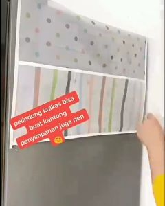 COVER KULKAS MURAH SAKU Penutup Alas Kulkas Multifungsi Dan Anti Debu / Penutup Cover / Penutup Lemari Es (RANDOM)-BJ