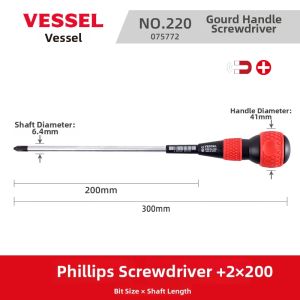 Vessel | Industrial Grade Hard Cross and Slotted Screwdriver