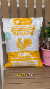 Phân gà ủ vi sinh dạng bột VIETPOT SFARM bao 2kg giàu dinh dưỡng và không chứa tạp chất.