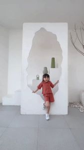 Two Mix - Setelan Anak Perempuan Setelan Katun 1-8 Tahun 4361B