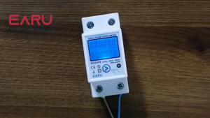 NEW COD Meteran Listrik Digital Alat Ukur Kwh Meter Din Rail kWh Meter Single Phase 220-230V