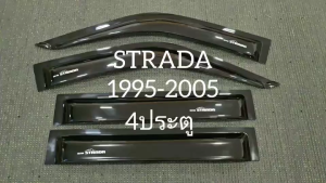 คิ้วกันสาดประตู คิ้วประตู กันสาด คิ้ว ดำทึบ รุ่น 4ประตู มิตซูบิชิ สตาด้า Mitsubishi strada L200 ปี 1995 - 2005 ใส่ร่วมกันได้ กันสาดประตู กันสาดประตูรถยนต์ กันสาดประตูรถ Car Door Seal - Lazada