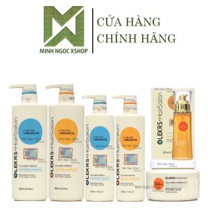 Combo dầu gội xả kem ủ tóc dầu dưỡng phục hồi chống rụng Olexrs Hair Salon 80ML - 500ML - 960ML