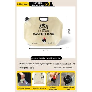 ZHENMIAO | Portable Large Capacity Water Bag for Outdoor Camping Car Use