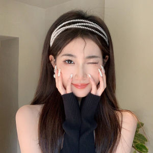 ที่คาดผมมุกฝรั่งเศสโรแมนติก ผู้หญิง Super Fairy Face Wash สูง เสื้อท่อนบน ความดัน กิ๊บติดผม อุปกรณ์เสริมที่คาดผม รุ่นใหม่ปี 2024