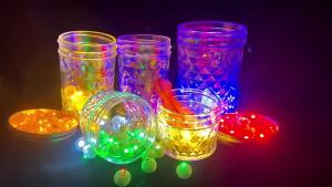 10/30 Chiếc Đèn LED Bóng Đèn Mini Bóng Tròn Đèn Cho Đảng Giáng Sinh Trang Trí Đám Cưới Dạ Quang Nhấp Nháy Đồ Chơi Dành Cho Người Lớn