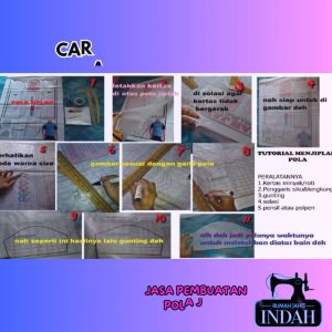 POLA GAMIS dewasa REMPEL POLA intan gamis DEWASA pola baju