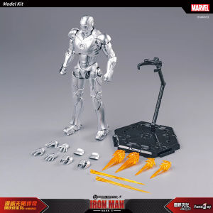 15cm Fondjoy Marvel IronMan MK2 Fondjoy Assemble Toy Iron Man Model ABS Material 1/12 Scale Action Figures Toy Boy Birthday Gift