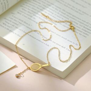 Skyrim Vòng cổ thanh lịch Vợt Tennis phụ nữ Vòng cổ nữ đồ trang sức quà tặng