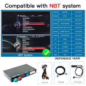 Wireless CarPlay box Android Auto module for BMW NBT System 1 2 3 4 5 6 7 Series X1 X3 X4 X5 X6 F25 F10 F11 F20 F21 F30 F31 F15