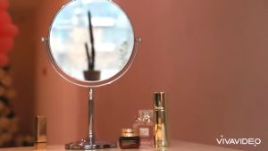 Đường Kính 15CM - Gương Để Bàn Trang Điểm 2 Mặt Inox Sáng Bóng - Tích Hợp Mặt Gương Phóng To 3X