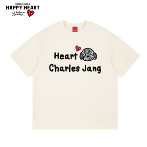 CHARLES JANGS HAPPY HEART | Charles Style High Street Thin Summer T-Shirts