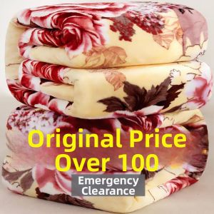 Flannel Blanket for Both Cover and Sheet Year-Round Use Especially Warm in Winter