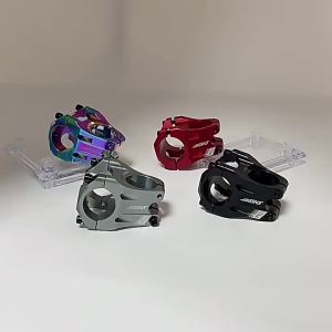 HASSNS MTB stem 35mm Short bike stem For DJ AM FR DH Aluminum Alloy titanium Red Purple Black MTB power bicycle handlebar stem