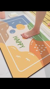Diatom Soft Mud Floor Mat Door Mat Bathroom Door Mat Quick Drying Carpet Soft Floor Mat